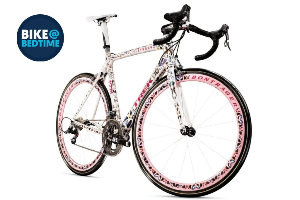 2022 Bike at bedtime Trek Madone Armstrong and Hirst