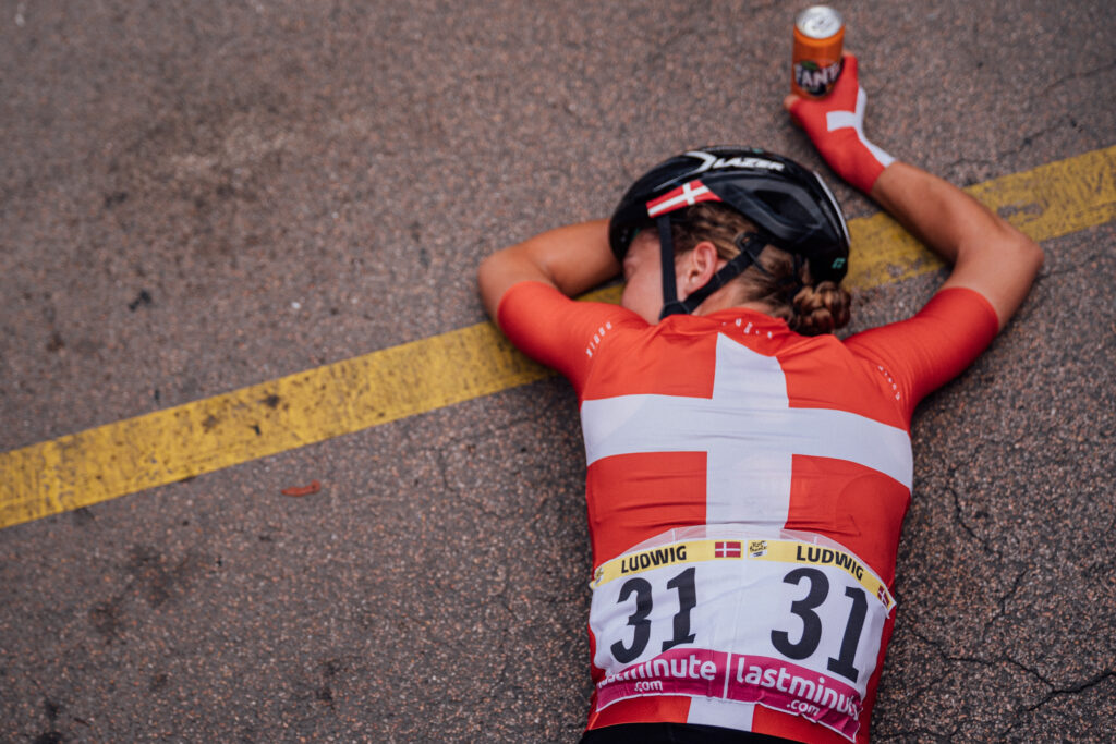 Cecile Uttrup Ludwig wins stage 3 of the 2022 Tour de France Femmes (Zac Williams/SWpix.com)