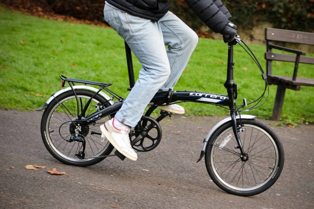 2022 Carrera Intercity Folding Bike – riding 1.jpg