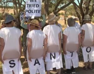 Tour Down Under protest