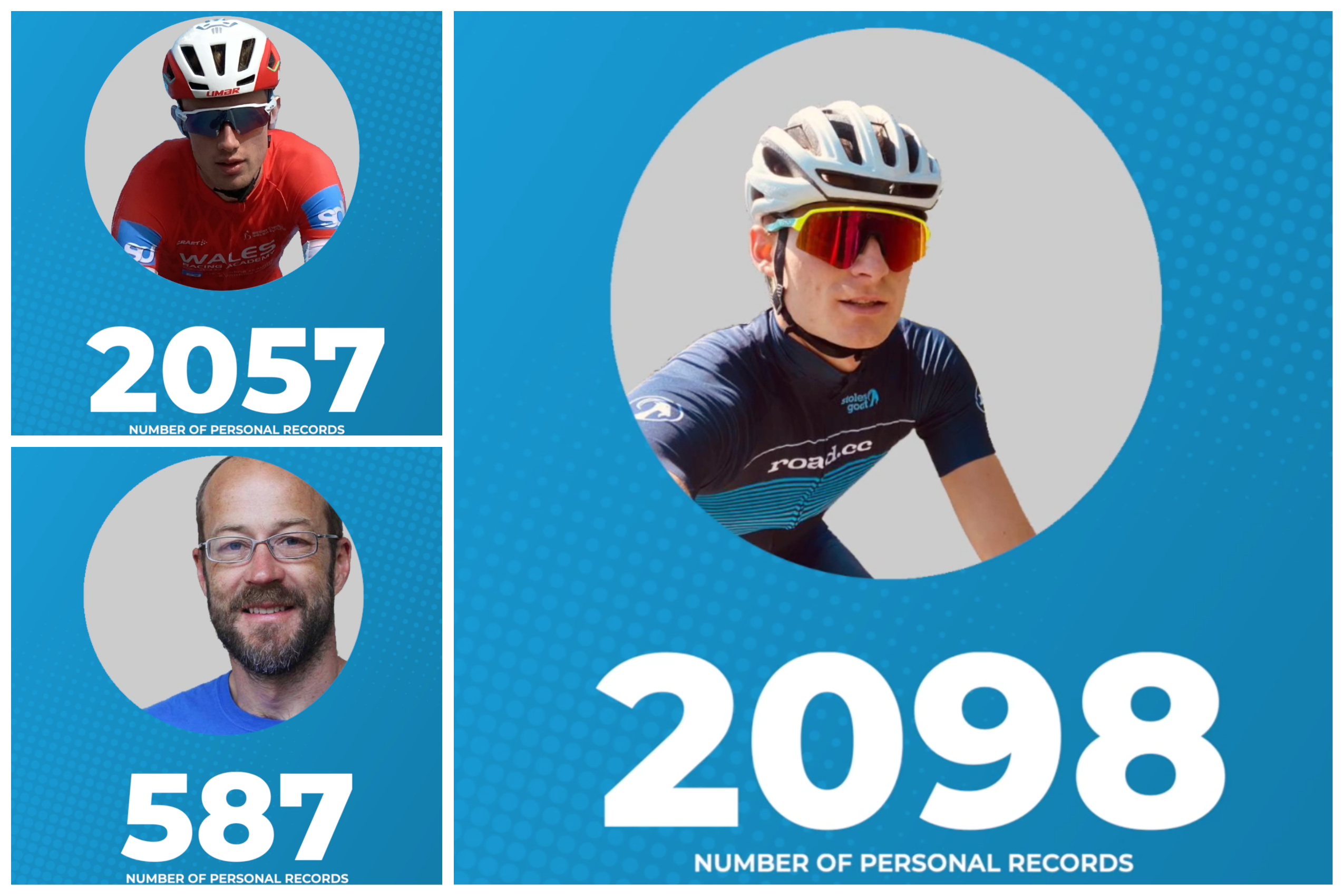 2022 ed vs jamie vs dave personal records