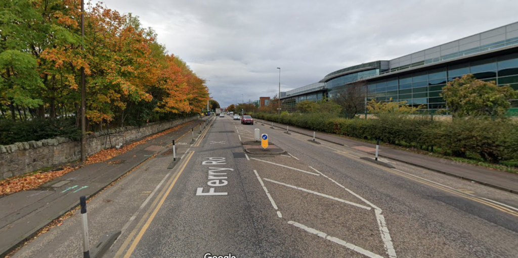 Edinburgh congested route