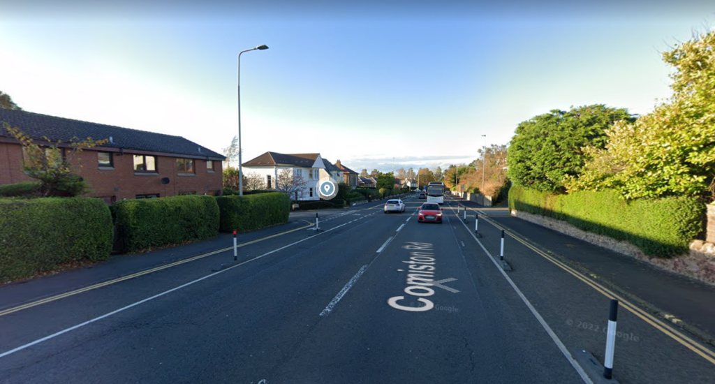 Edinburgh congested route