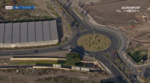 2023 Clásica de Almería – motorists on course at roundabouts