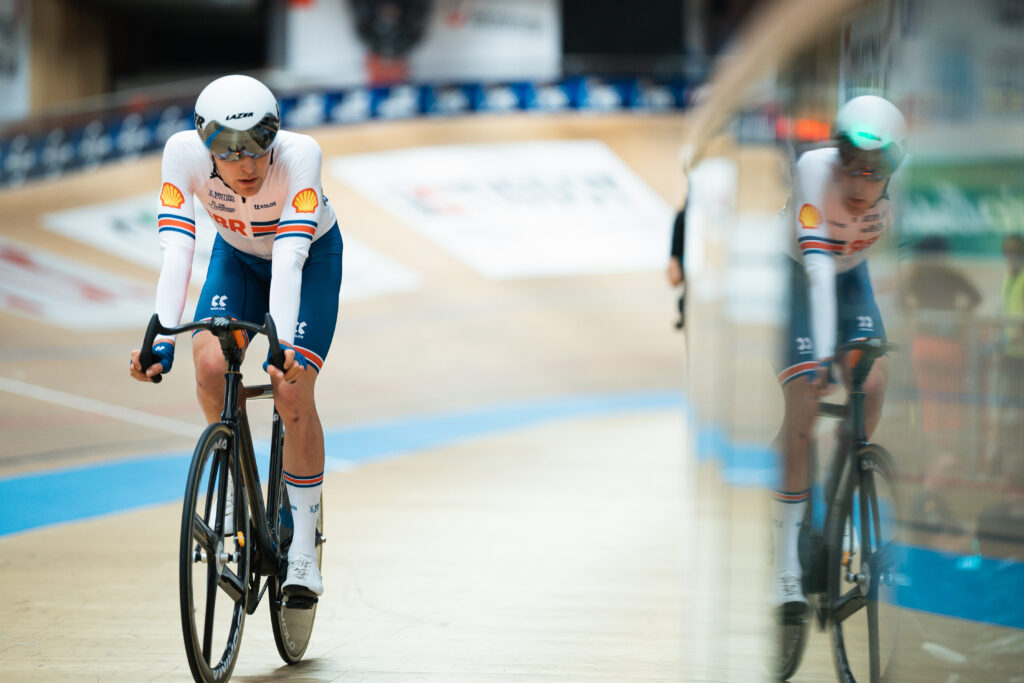 Fred Wright, 2023 European Track Championships, Elimination Race (Alex Whitehead/SWpix.com)