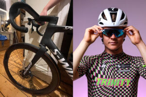 Bob Donaldson and his broken SL7 Tarmac