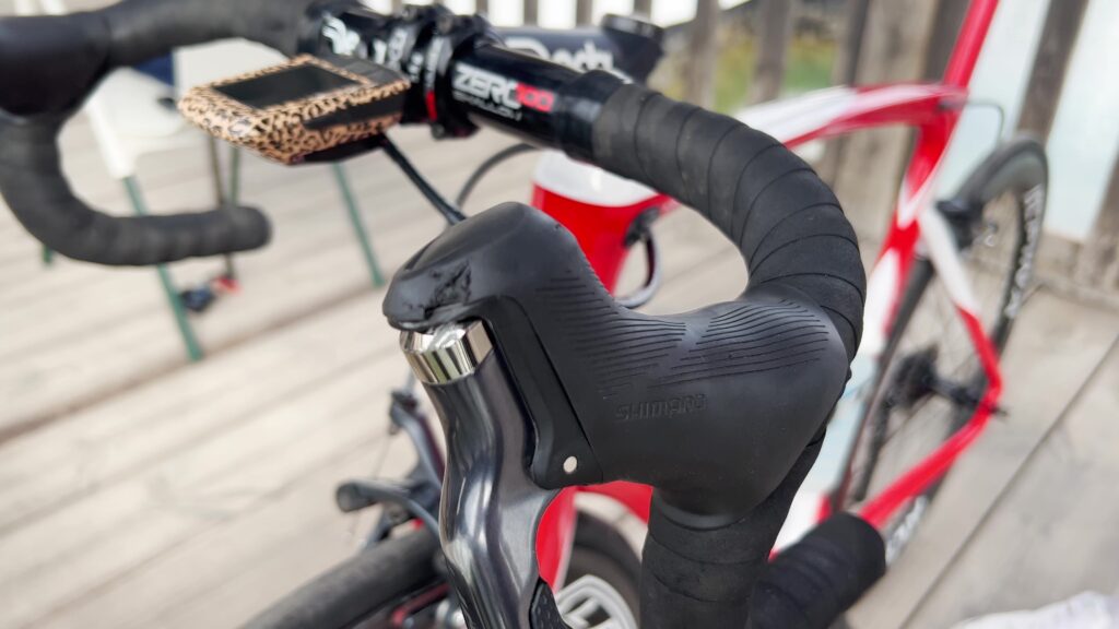 2023 Staff bikes Ed’s Dolan shifter hood damage