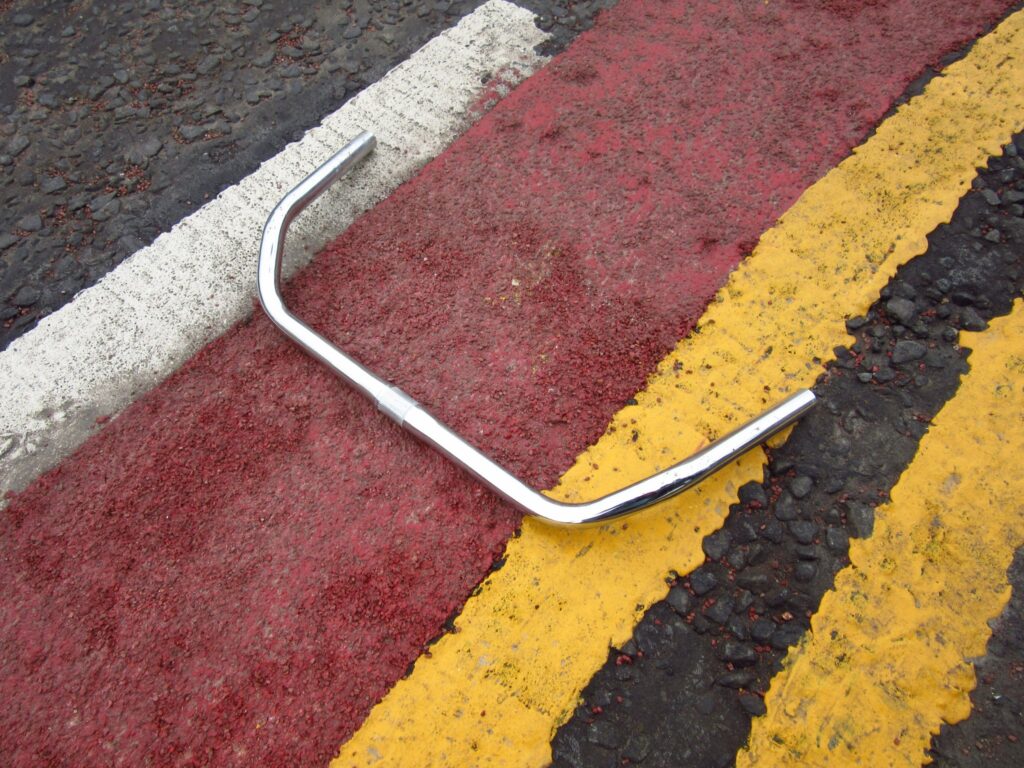 Leith Walk’s new narrow advisory cycle lane (credit – Alan Brown)