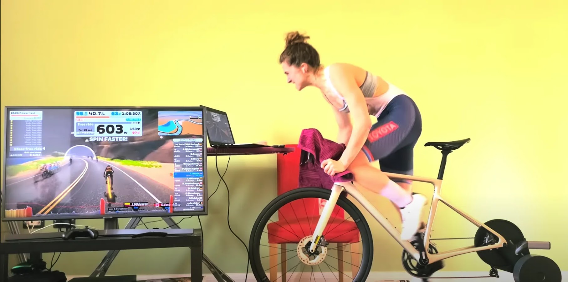 Lucy Harris Zwift