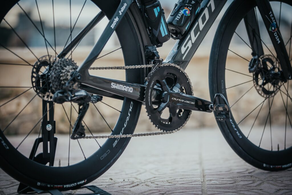 2023 Team DSM shimano groupset