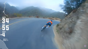 Tom Pidcock descending (SAFA Brian/YouTube)