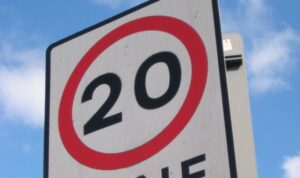 20mph sign (CC licensed by EdinburghGreens via Flickr)