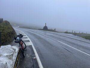 Cyclist stopped by police while riding on Isle of Man Mountain Road 2 (credit – Chris Glencorse)