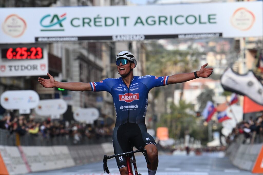 Van der Poel wins Milan-Sanremo 2023