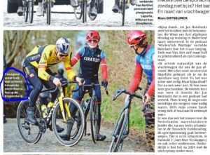HLN coverage of Van Aert recon with ‘tourists’