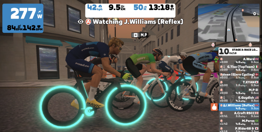 2023 jamie zwift race tron bike