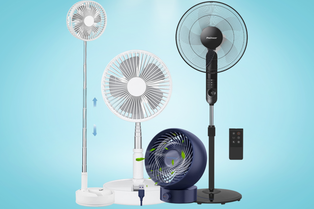 LBSTP Portable Standing Fan with Remote Control