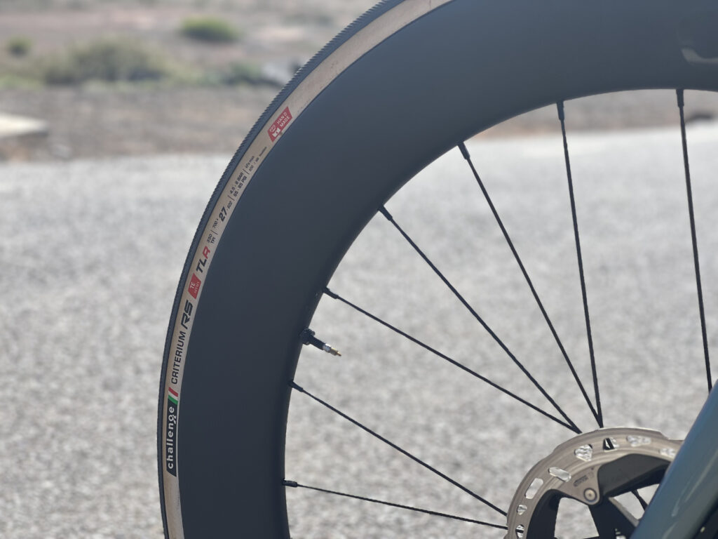 2023 Parcours Chrono wheels with Challenge Criterium tyres