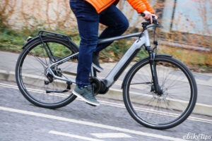 2023 Volt Infinity-Shimano STEPS e-bike – riding 1