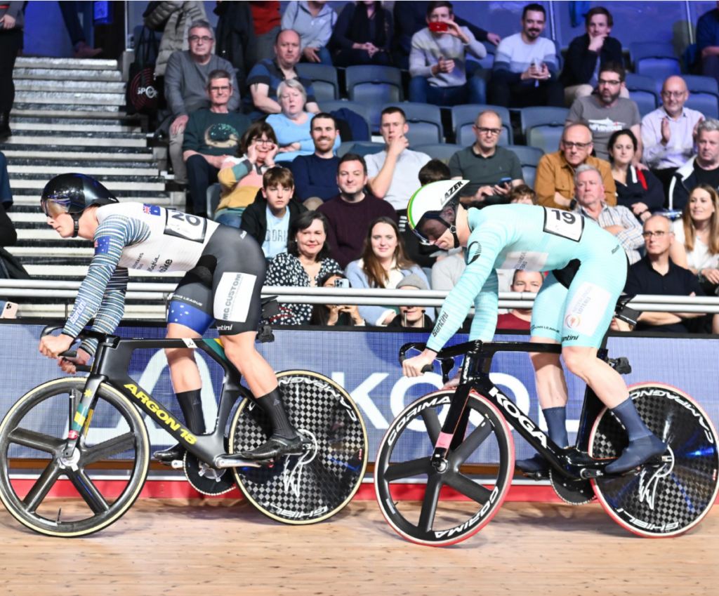 2023 Cycle Show track standing