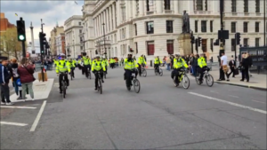 Rishi Sunak police escort