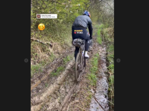 Wout van Aert goes on bikepacking trip through France