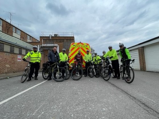 Ed Clancy joins South Yorkshire Police close pass operation