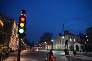 London traffic lights