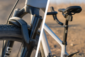 Gravel bike suspension dropper post hero