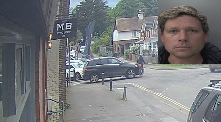 Drink driver jailed after he ran over cyclist (Surrey Police)