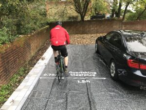 Overtaking distance for drivers (Surrey Police)