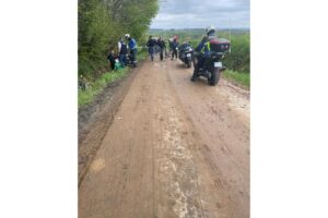 Tour de Bretagne 2023 crash via Twitter