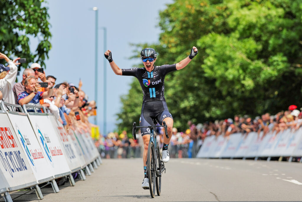 Pfeiffer Georgi wins 2023 British national road race championships (Alex Whitehead/SWpix.com)