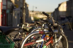 Bikes parked on Sheffield racks (Adwitiya Pal)