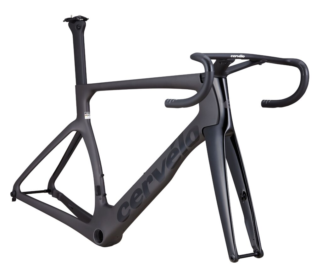 2023 Cervelo S5 Disc Stealth Black Frameset with bars