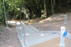 Cycling staircase, Plymouth (Brian Taylor, Facebook)