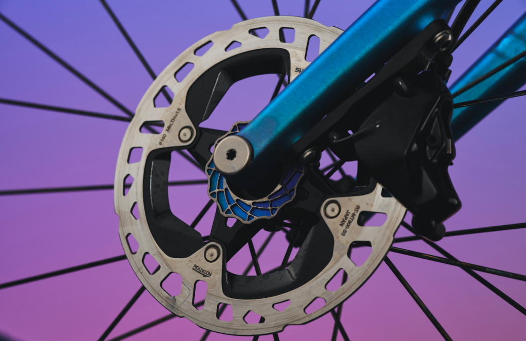 2023 Titanium 3D Printed Centerlock rotor lock-ring