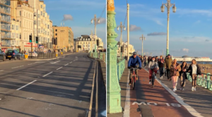 Brighton seafront (Twitter)