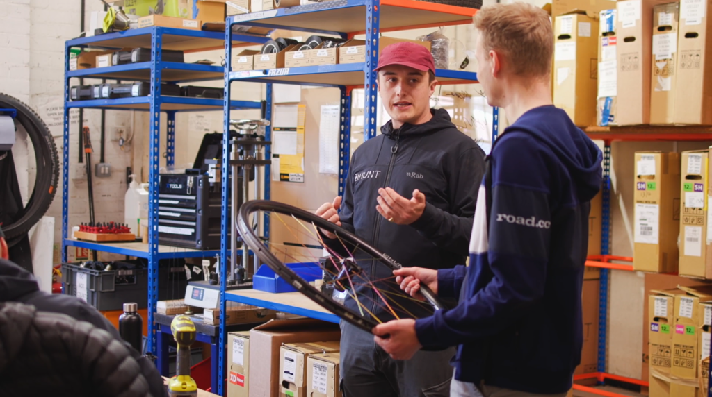 2023 Hunt factory Tour, wheel building