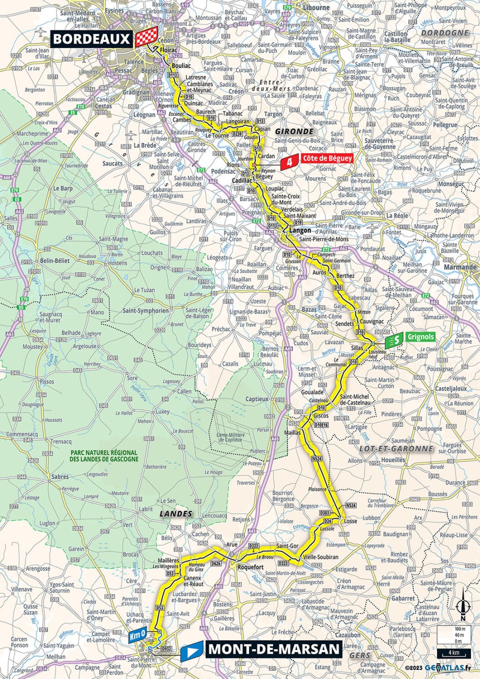 TdF 2023 S07 map
