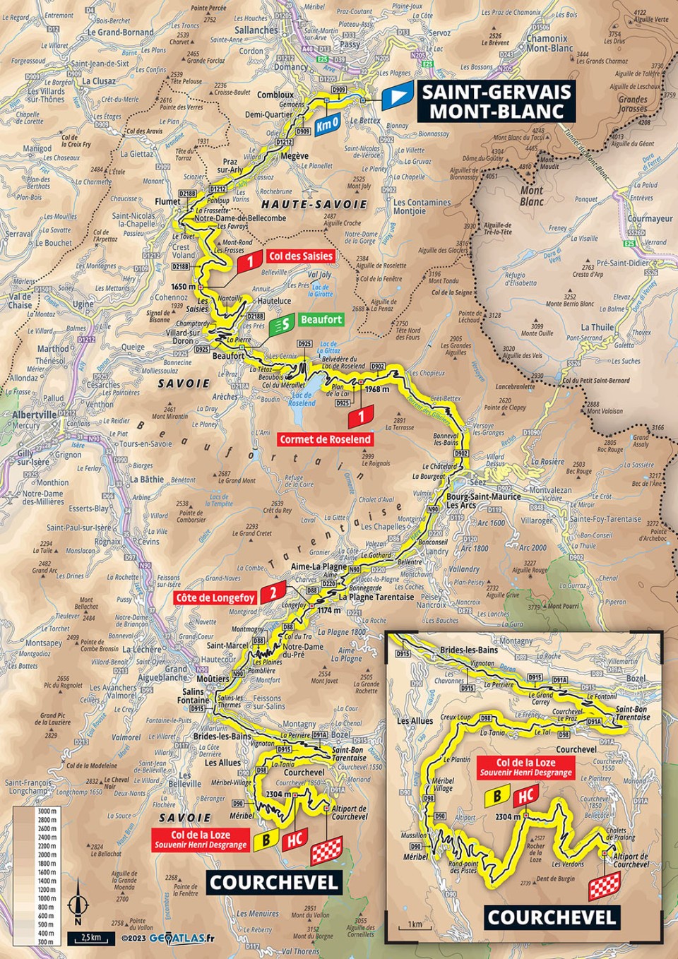 TdF 2023 S17 map