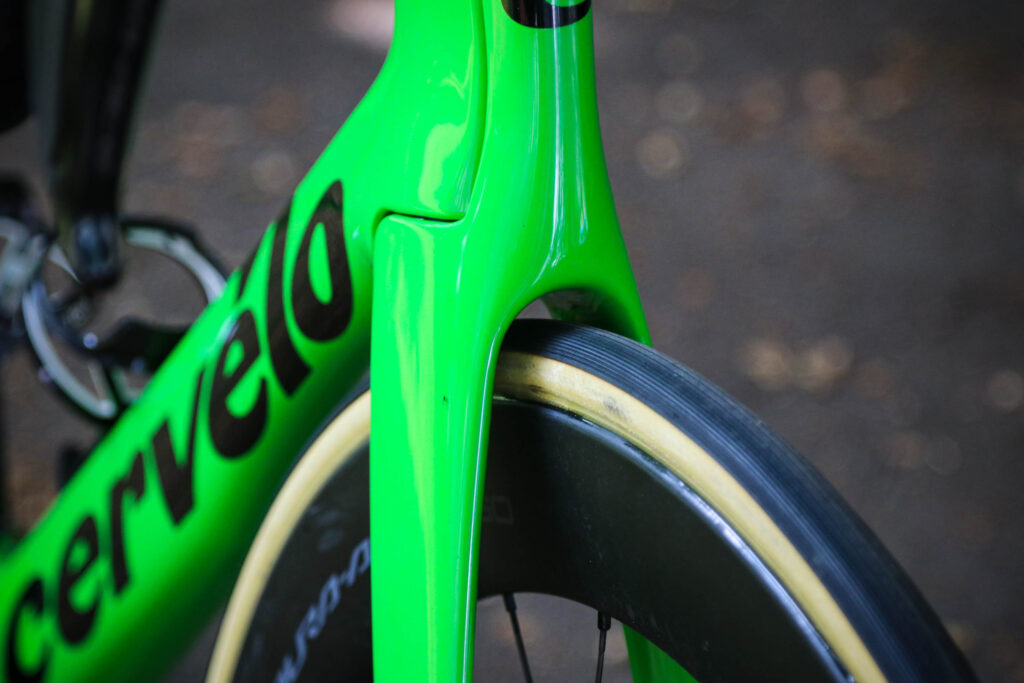 Wout Van Aert&rsquo;s Tdf 2022 Cervelo S5 &ndash; fork clearance.jpg