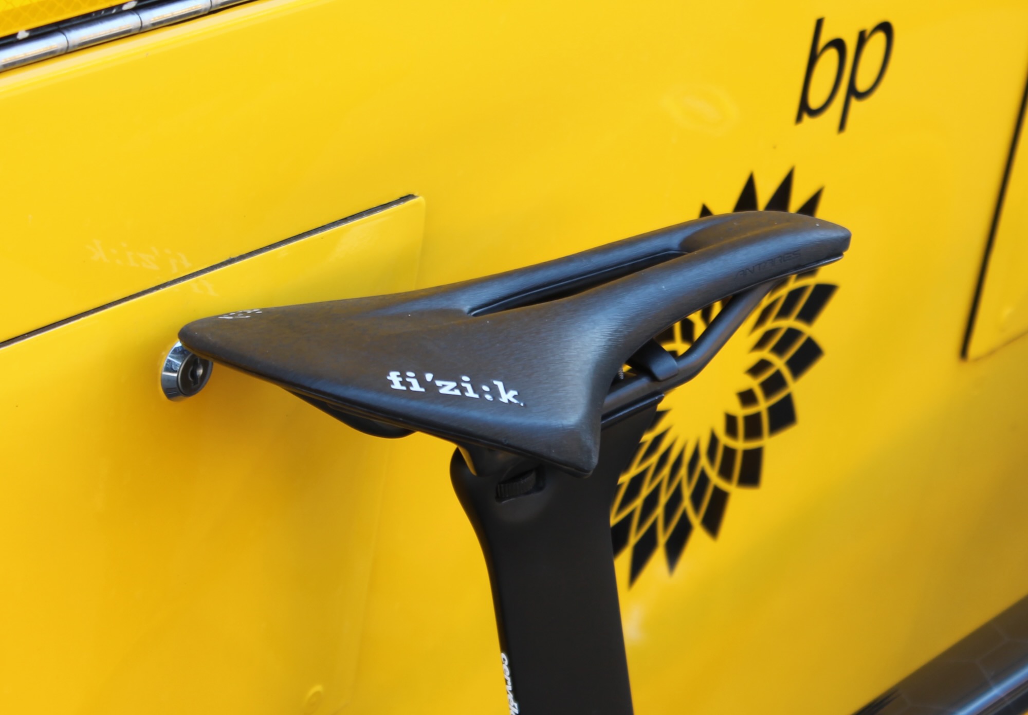 2023 Dauphine Jumbo Visma Vingegaard road bike saddle &ndash; 1