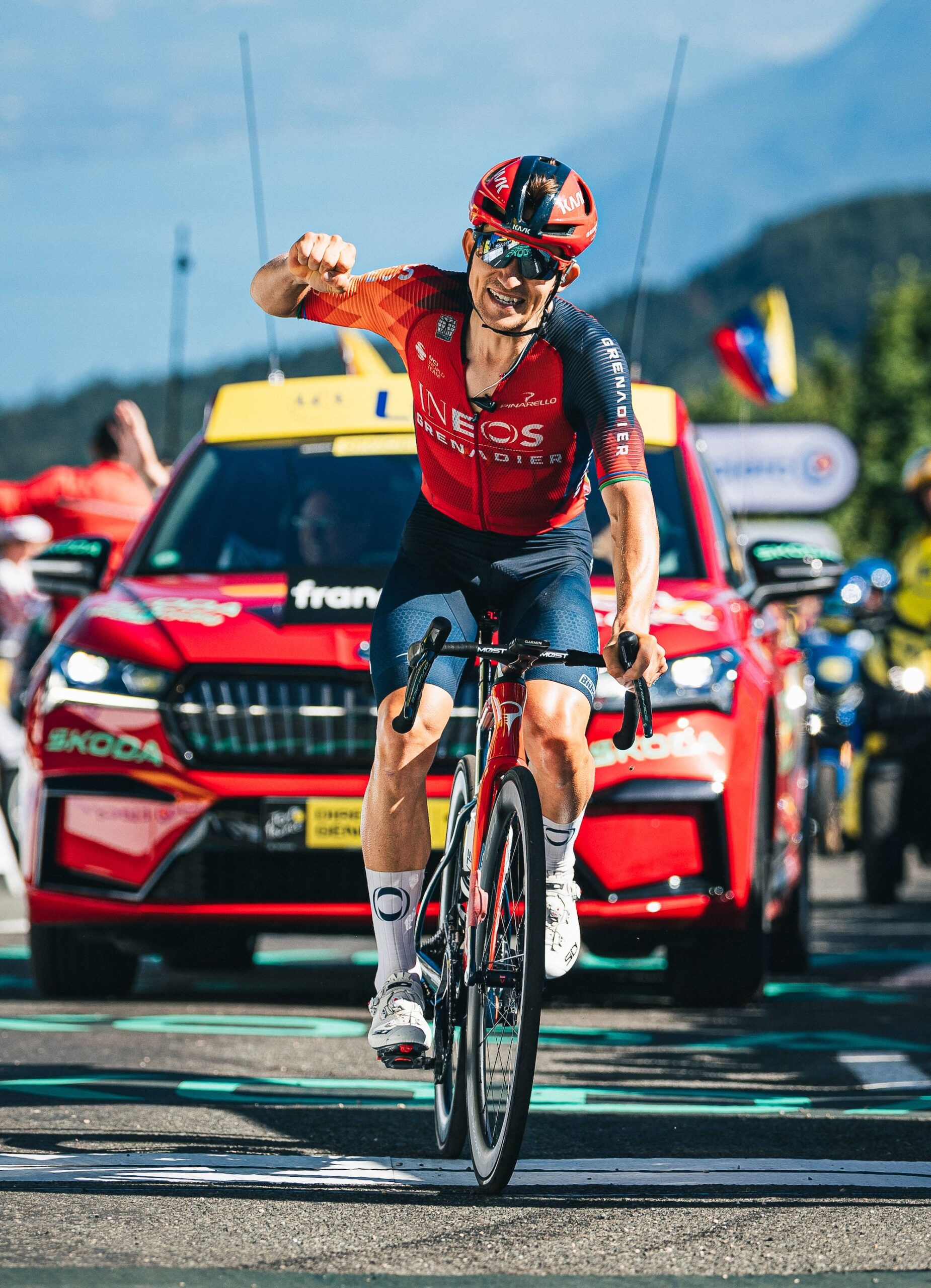 2023 Tour de France Stage 13 Michal Kwiatkowski of INEOS Grenadiers &copy; SWpix.com (t-a Photography Hub Ltd)