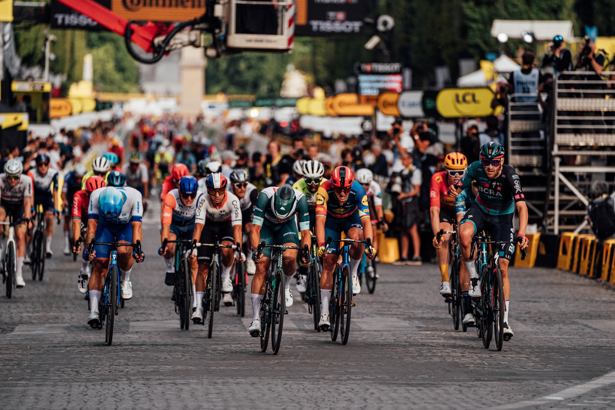 2023 Tour de France &ndash; Stage 21, Jordi Meeus, Bora Hansgrohe. Pic Zac Williams-SWpix.com &ndash; 1