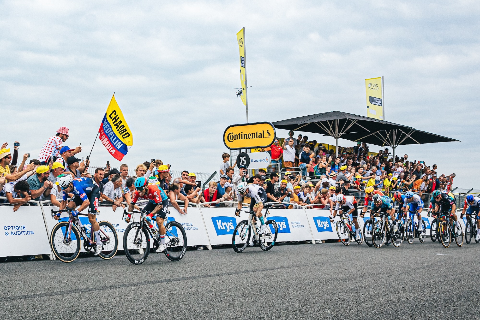 2023 Tour de France Stage 4 Jasper Philipsen of Alpecin-Deceuninck wins. Pic Alex Whitehead &copy; SWpix.com (t-a Photography Hub Ltd) &ndash; 1