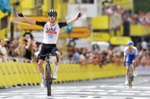 Adam Yates wins 2023 Tour de France stage one (Alex Whitehead/SWpix.com)