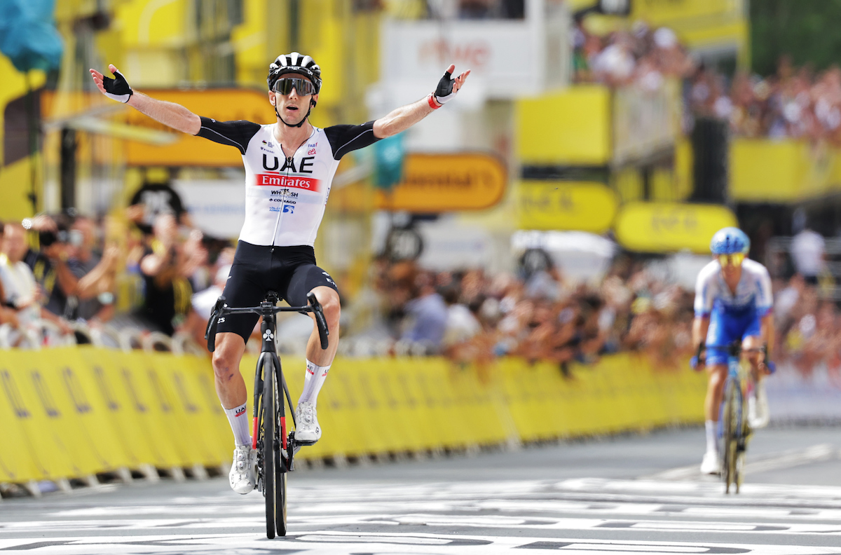 Adam Yates wins 2023 Tour de France stage one (Alex Whitehead/SWpix.com)