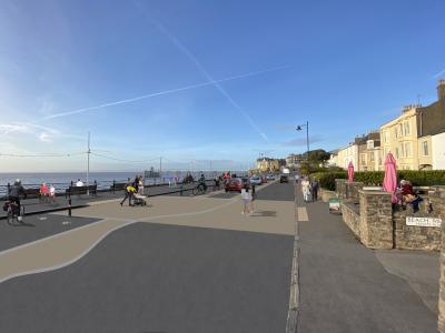 The Beach, Clevedon seafront proposals