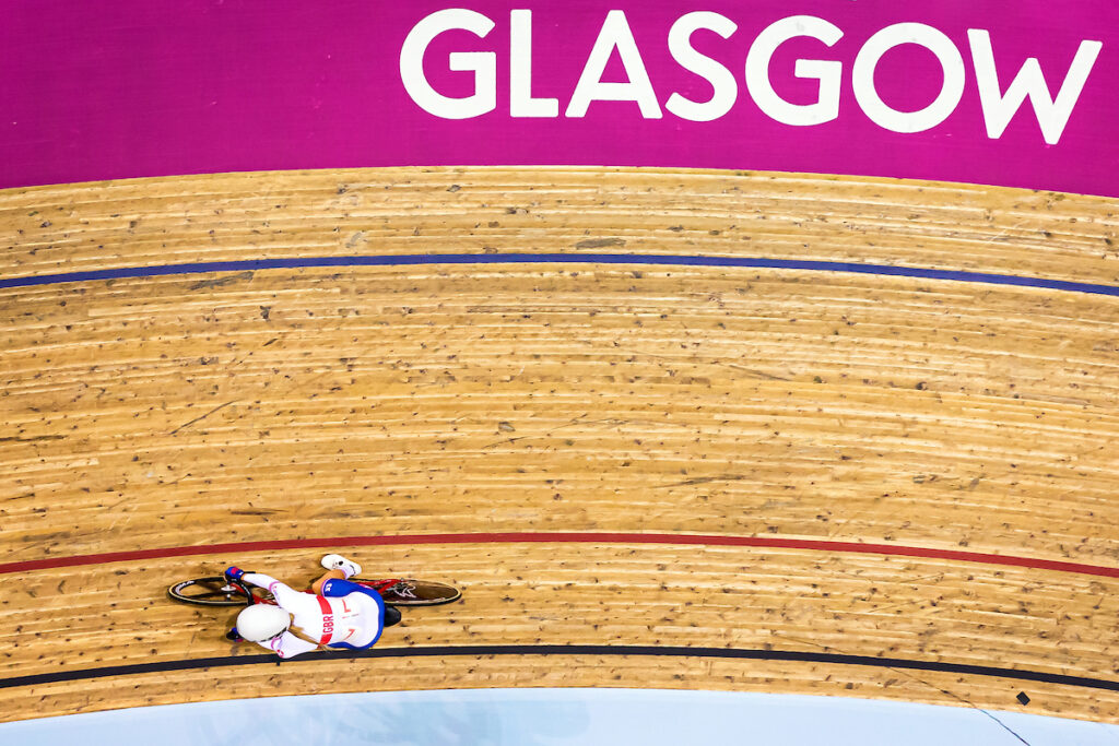 Elinor Barker at the 2019 UCI Track Cycling World Cup in Glasgow (Picture by Alex Whitehead, SWpix.com)
